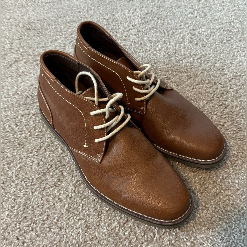 Sonoma Faux Brown Leather Chukka Boots/Shoes